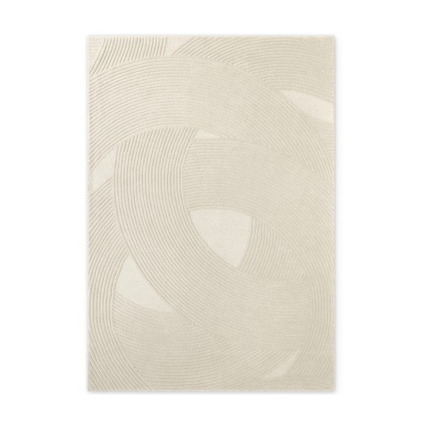 Cremefarbener Wollteppich, 160 × 230 cm Kensington Victoria - Ted Baker