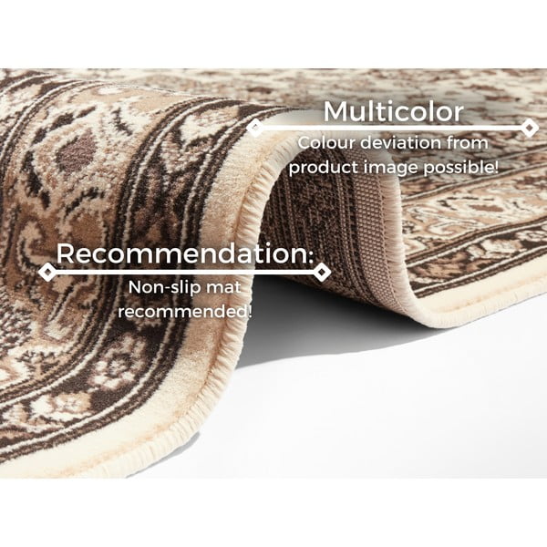 Brauner/beiger Läufer 80 x 250 cm Parun Tabriz - Hanse Home-image-4