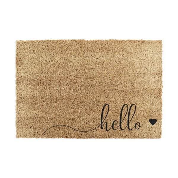 Fußmatte aus Kokosfasern, 40 x 60 cm Hello Scribble - Artsy Doormats