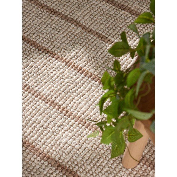 Cremefarbener, handgewebter Jute-Teppich, 160 × 230 cm Harvest Sierra - Elle Decoration-image-2