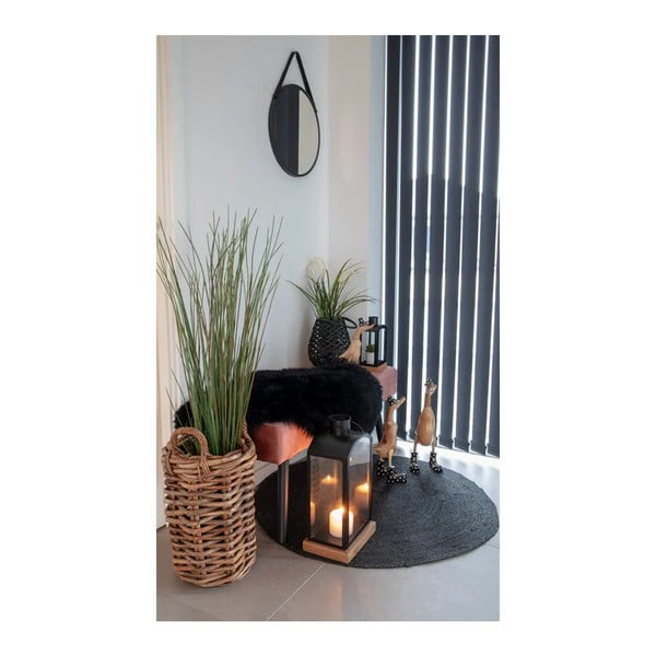 Schwarzes Schafsfell 50 x 85 cm Lambskin - House Nordic-image-2