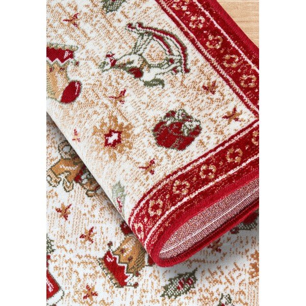 Roter Teppich mit Weihnachtsmotiv, mit Baumwollanteil, 50 x 80 cm Toy's Delight Red Christmas - Villeroy&Boch-image-3