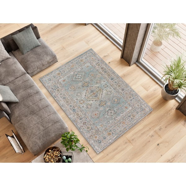 Hellblauer Teppich, 120 × 170 cm Parma - Universal-image-1