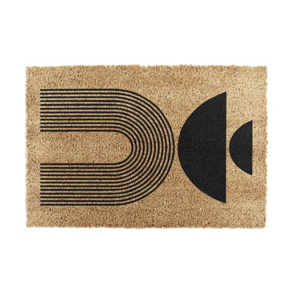 Fußmatte aus Kokosfasern, 40 x 60 cm Half Moon - Artsy Doormats