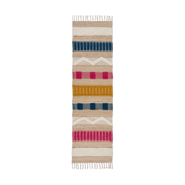 Läufer in Naturfarbe, 60 x 230 cm Medina - Flair Rugs