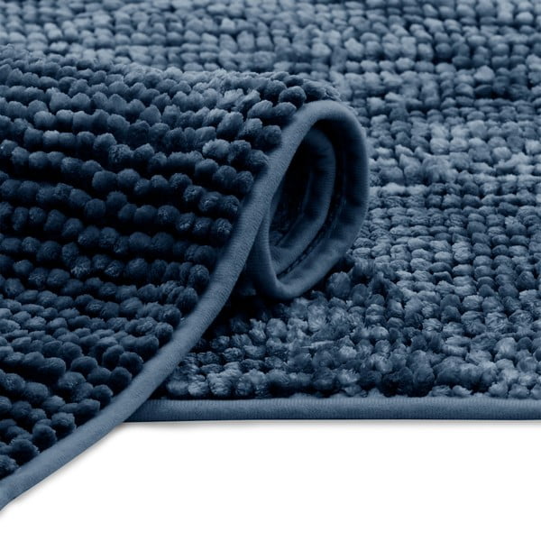 Dunkelblaue Badezimmermatte, 60 × 90 cm Bati - Restilo-image-2