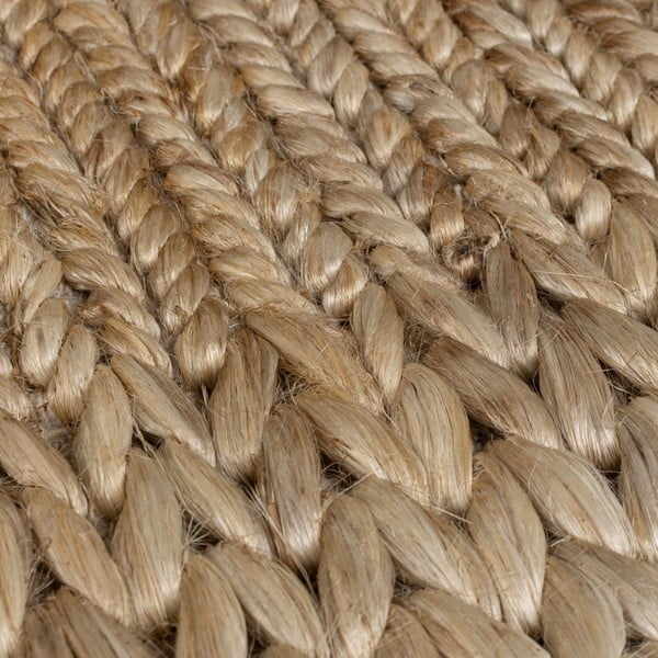 Handgewebter Teppich in Natur 120x170 cm Drew Border – Flair Rugs-image-3
