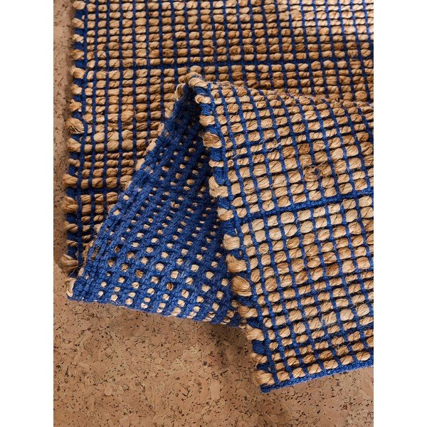 Blauer handgewebter Teppich 120x170 cm Hurley – MADE-image-4