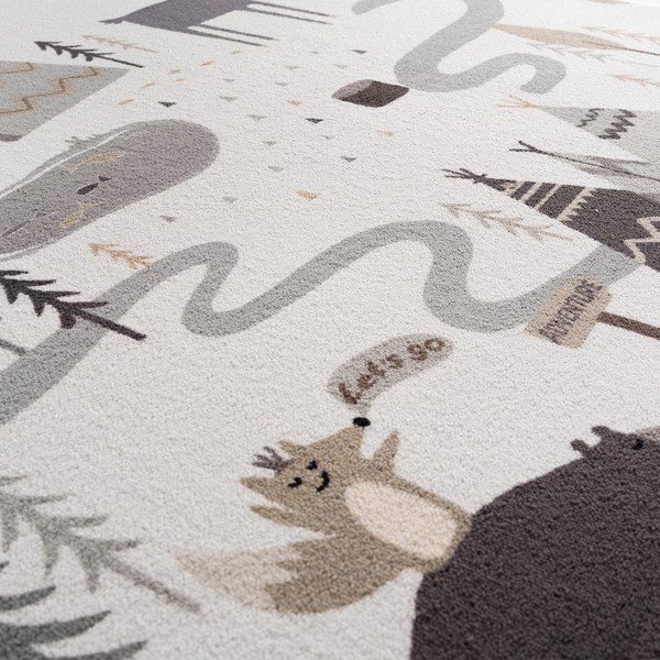 Cremefarbener, waschbarer Kinderteppich, 140 x 200 cm Coco 1135 - Ayyildiz Carpets-image-2
