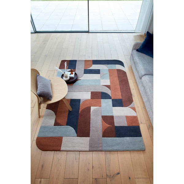 Handgewebter Wollteppich, 120 × 170 cm Matrix - Asiatic Carpets-image-2