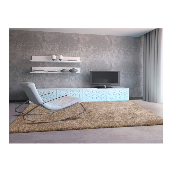Hellbrauner Teppich 160x230 cm Aqua Liso – Universal-image-1