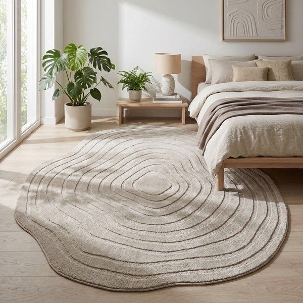 Beiger Teppich 160 × 230 cm Pebble - ESTE-image-2