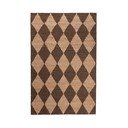 Brauner/naturfarbener, handgewebter Teppich mit Juteanteil, 160 × 230 cm Effie Diamond - Flair Rugs