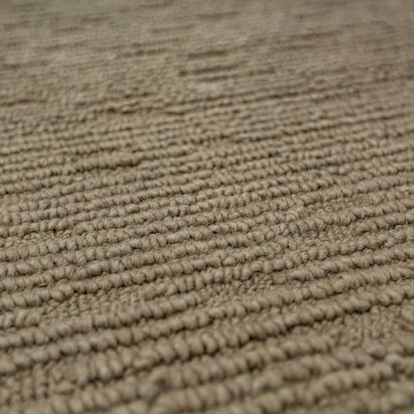 Khaki-farbener, handgewebter Wollteppich, 160 x 230 cm Harris Boucle - Flair Rugs-image-2