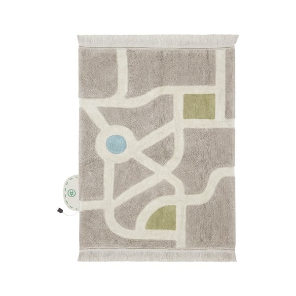 Grauer Spielteppich aus Baumwolle für Kinder, 120 × 170 cm Eco-City - Lorena Canals-image-3