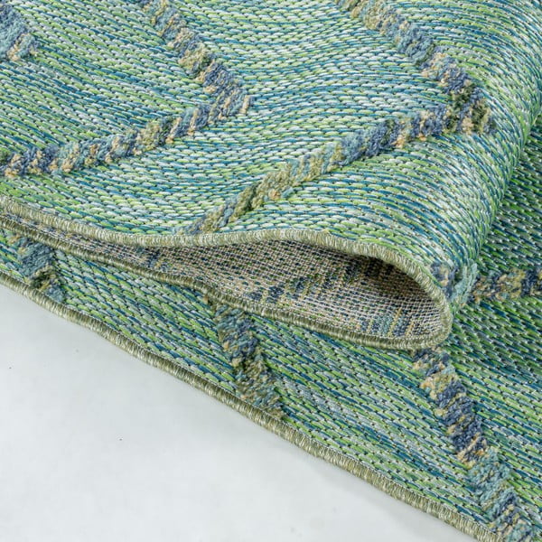 Grüne Außenlaufmatte 80 x 250 cm Bahama - Ayyildiz Carpets-image-2