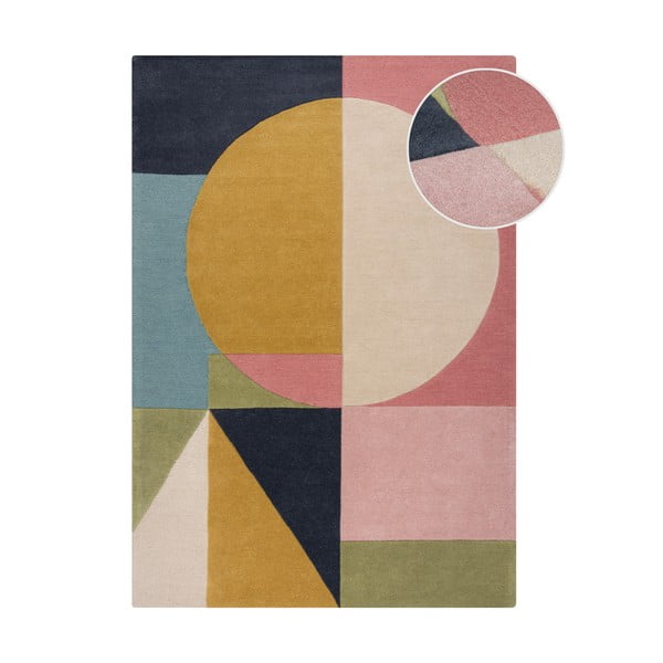 Handgewebter Wollteppich, 160 × 230 cm Esre Bright - Flair Rugs