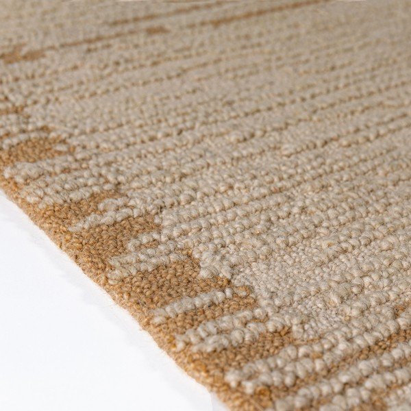 Handgewebter Wollläufer in Naturfarbe, 80 x 230 cm Harris Modula Wool - Flair Rugs-image-3