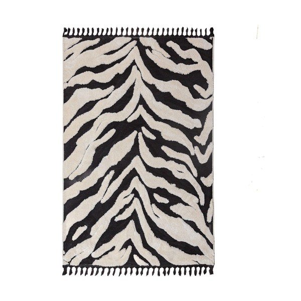 Schwarz-weißer Teppich, 200 × 300 cm Esra Zebra - Flair Rugs