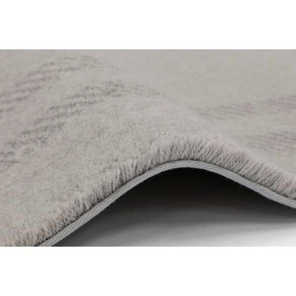 Cremefarbener Wollteppich, 160 × 240 cm Calisia M Grid Rim - Agnella-image-4