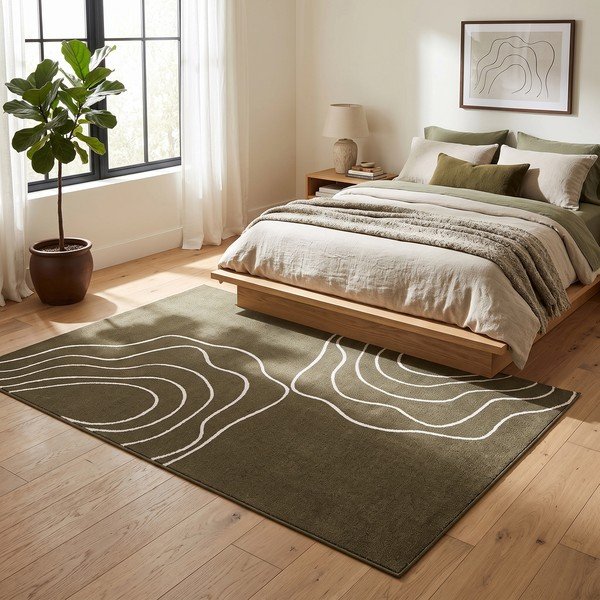 Grüner Teppich 120x170 cm Pulse – ESTE-image-3