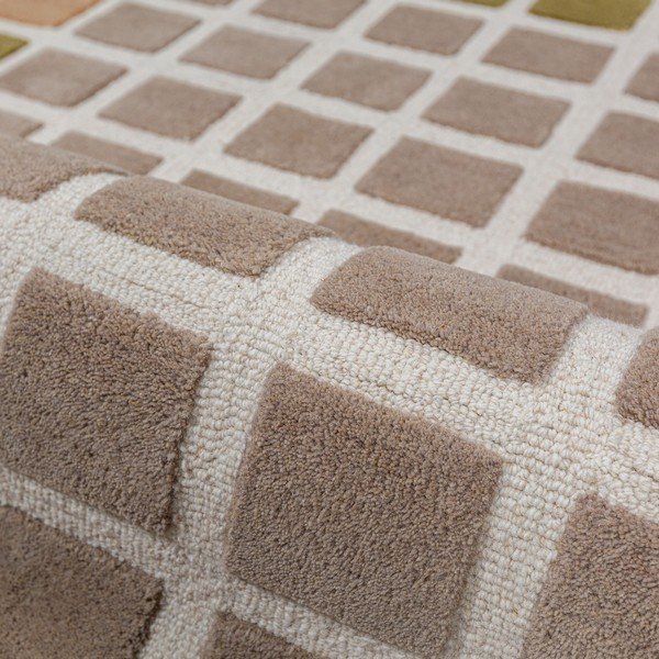 Grüner, handgewebter Wollteppich, 160 × 230 cm Renga Wool - Flair Rugs-image-3
