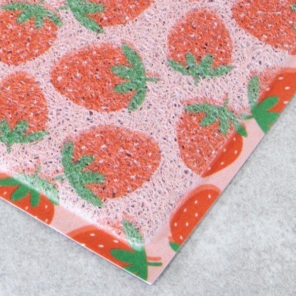 PVC-Fußmatte 40 x 70 cm Pink Strawberry - Artsy Doormats-image-2