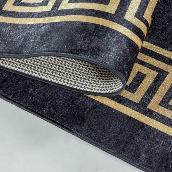 Anthrazitfarbener, waschbarer Teppich, 160 × 230 cm Fiesta - Ayyildiz Carpets-image-2