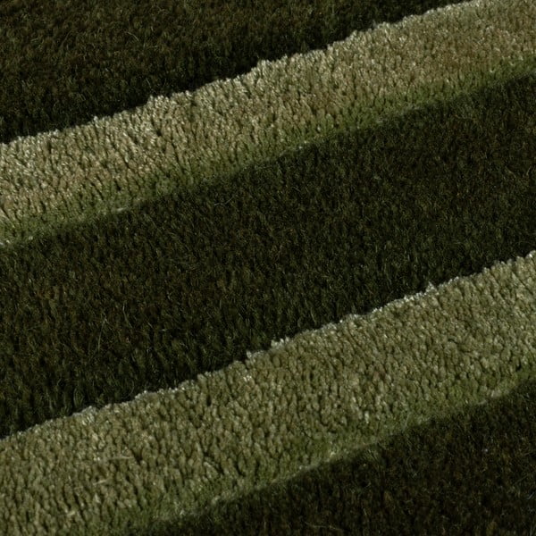 Dunkelgrüner, handgewebter Wollteppich, 200 × 290 cm Gatsby - Flair Rugs-image-2