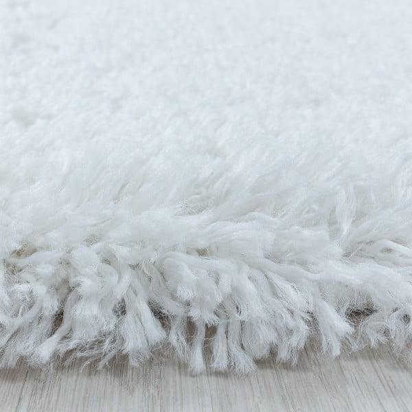Weißer runder Teppich, Durchmesser 120 cm Fluffy - Ayyildiz Carpets-image-3