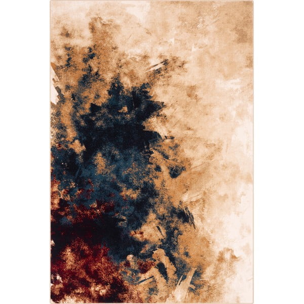 Wollteppich 200 × 300 cm Burst dark beige - Agnella