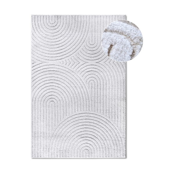 Weißer Teppich, 200 × 280 cm Panglao New York White - Elle Decoration