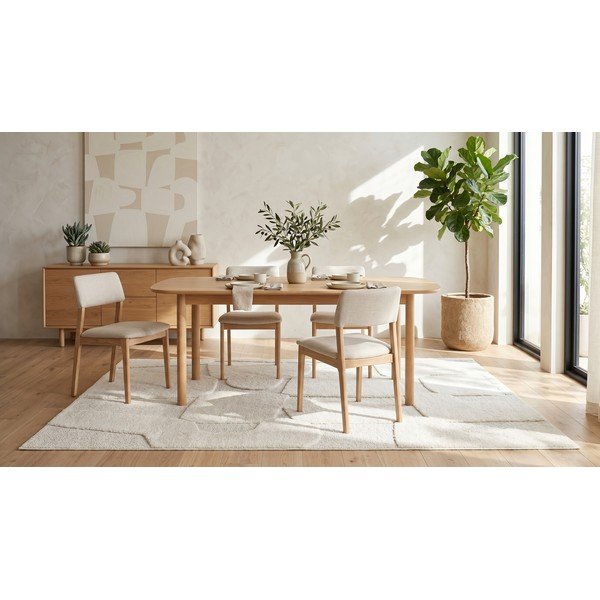 Cremefarbener Teppich 160 × 230 cm Cairo - ESTE-image-4