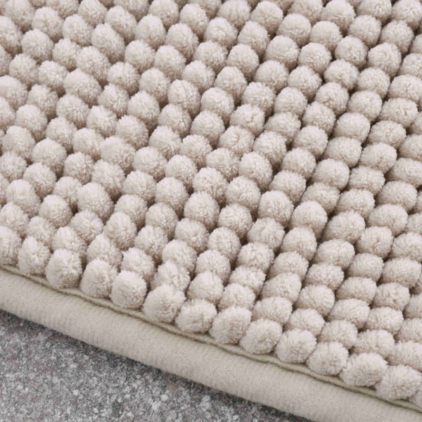 Grauer Badezimmerteppich, 50 x 80 cm Bobble - Catherine Lansfield-image-2