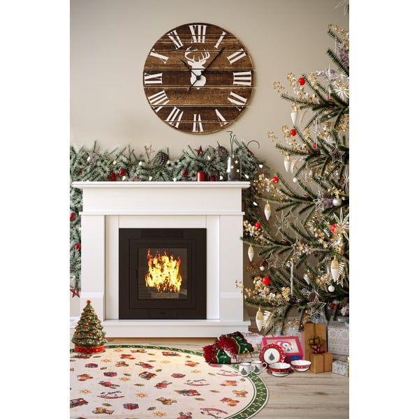 Grüner, runder Teppich mit Weihnachtsmotiv, Ø 150 cm Toy's Delight Green Christmas - Villeroy&Boch-image-2