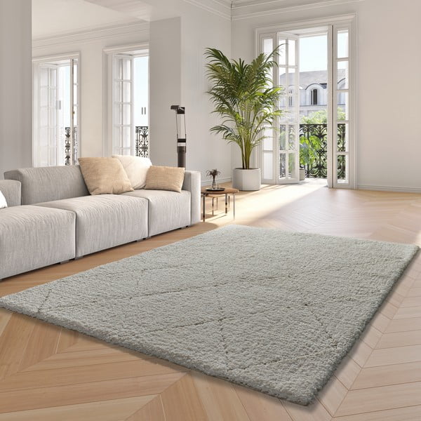 Weißer Teppich 160 × 230 cm Atesa - Universal-image-1