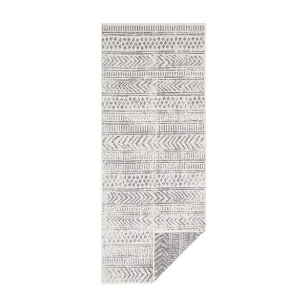 Brauner/beige Teppich für Innen- und Außenbereiche 80x250 cm Biri – Hanse Home