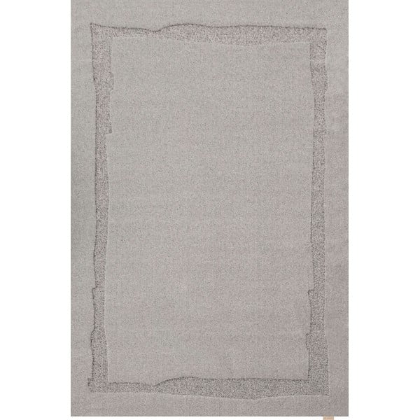 Grauer Wollteppich, 200 × 300 cm Morphic Rocca - Agnella