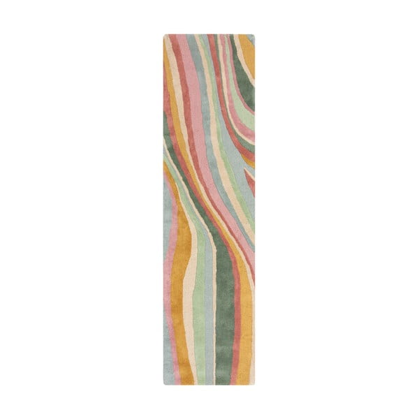 Handgewebter Läufer aus Wolle, 60 x 230 cm Abstract Flow - Flair Rugs