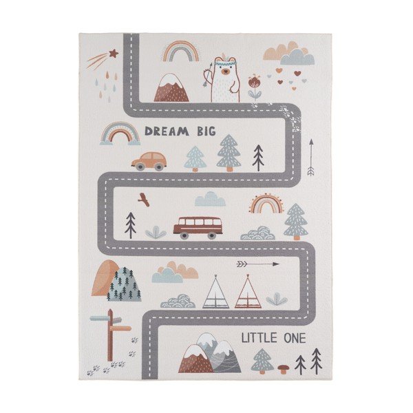 Cremefarbener, waschbarer Kinderteppich, 160 x 230 cm Coco 1134 - Ayyildiz Carpets