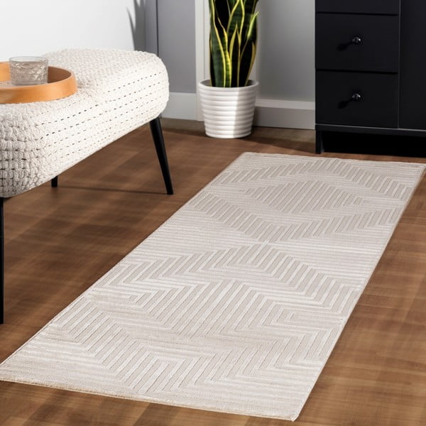 Beigefarbener Läufer 80 × 250 cm Sahara - Ayyildiz Carpets-image-1