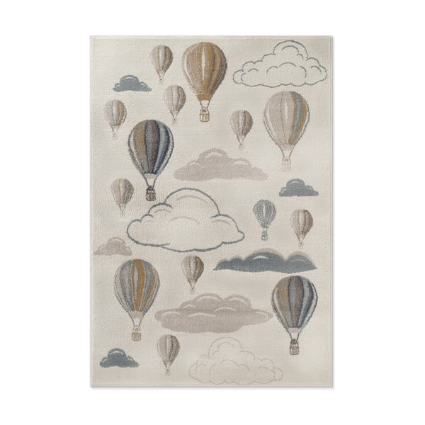 Cremefarbener Kinderteppich 160 x 235 cm Hot Air Balloon - Hanse Home