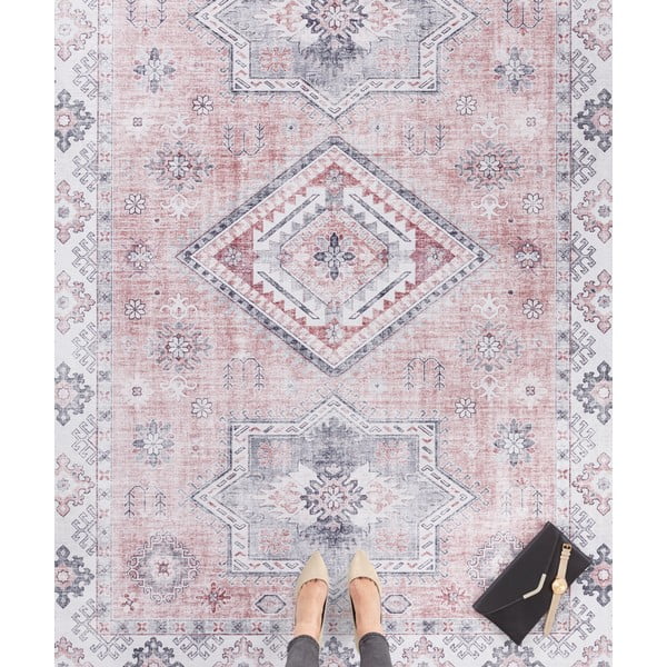 Rosa/grauer Teppich 120 × 160 cm Gratia - Hanse Home-image-4