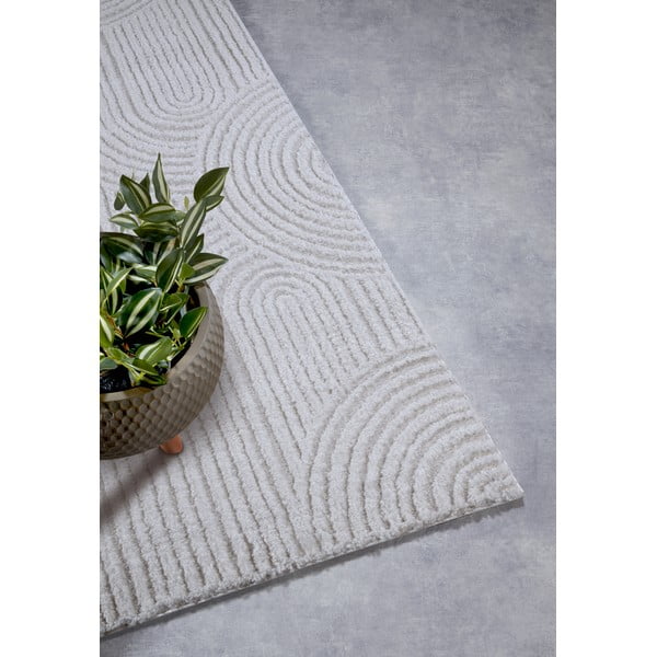 Cremefarbener Läufer 80 × 240 cm Chappe Cream White - Elle Decoration-image-2