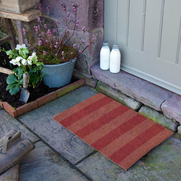 Fußmatte aus Kokosfasern, 40 x 60 cm Pink Stripe - Artsy Doormats-image-3