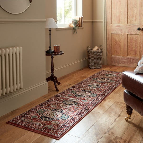 Roter Läufer 60 × 230 cm Gillingham - Flair Rugs-image-1