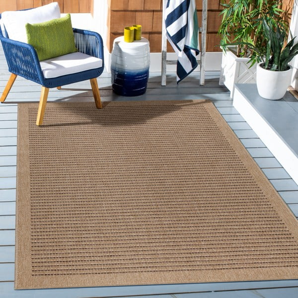Laufmatte für den Außenbereich in Naturfarbe, 80 × 250 cm Dhaka - Ayyildiz Carpets-image-1