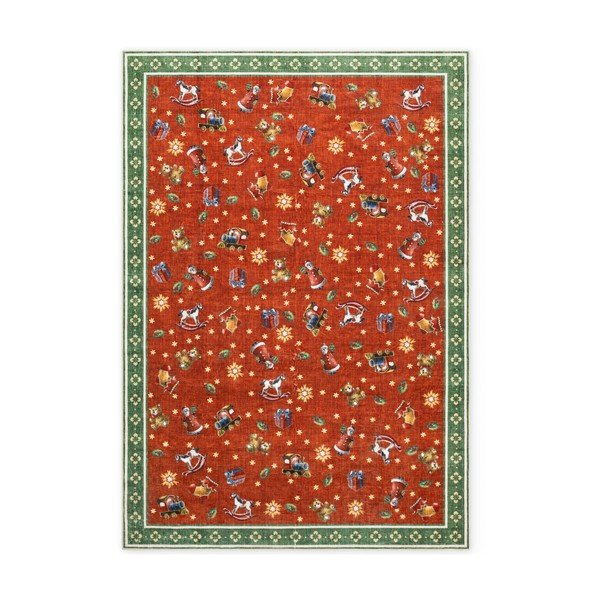 Roter/grüner Teppich mit Weihnachtsmotiv, 160 × 230 cm Toy's Delight Nostalgic Noel Red Green - Villeroy&Boch-image-4