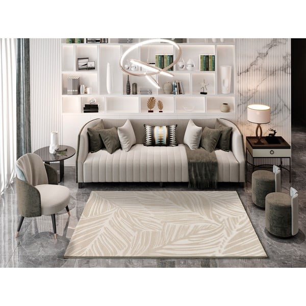 Cremefarbener Teppich 133 x 190 cm Sensation - Universal-image-2