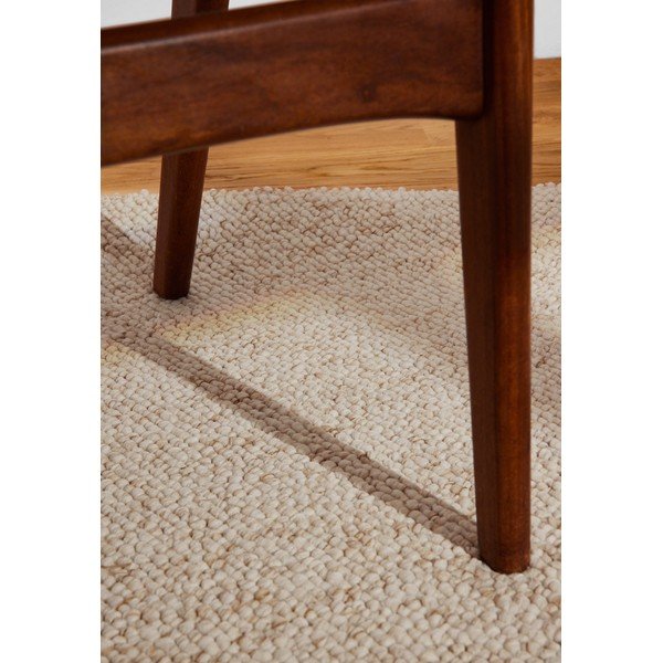 Cremefarbener, waschbarer Teppich, 120 × 170 cm Rocco Cream - Elle Decoration-image-4